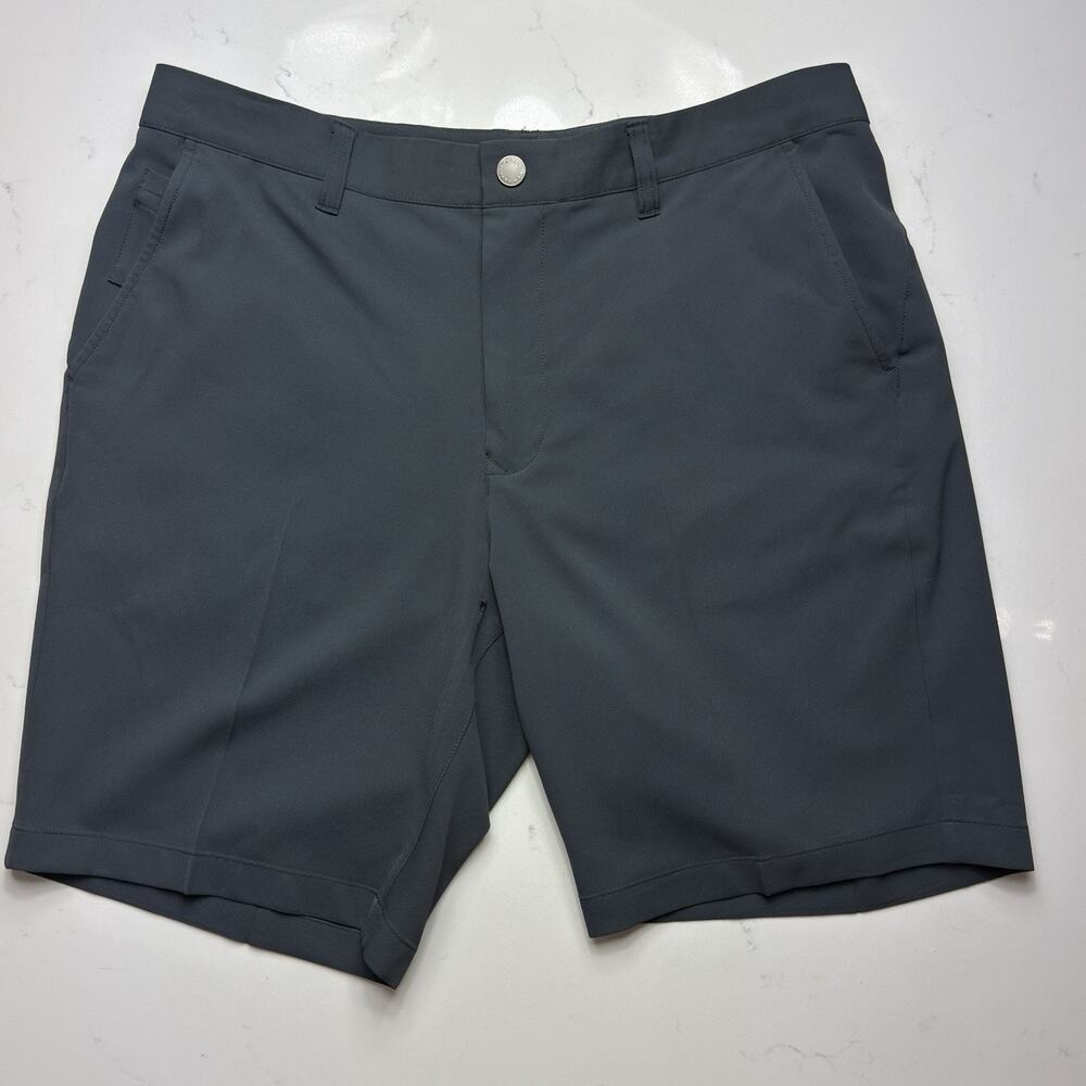 BONOBOS Golf Shorts Men 35 Highland Tour Gray 10" Inseam Lightweight Performance